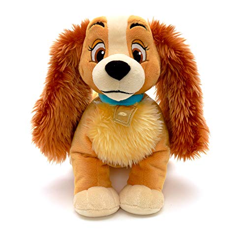 Official Lady Plush from Lady and The Tramp 11 Inches Authentic Soft Toy Figure Iconic Movie Character for Kids Collectors Premium Quality Suitable for All Ages 0 belly baby and beyond