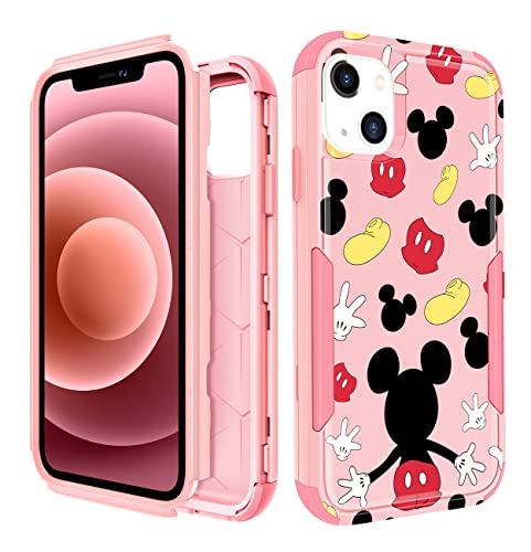 Oqplog for iPhone 14 Case 61 Heavy Duty Phone Case for Girls Kids Women Boys Cute Cartoon Hard Triple Layers Cover Full Body Rugged Military Grade Drop Shockproof Cases for Apple iPhone14 fen 0 belly baby and beyond