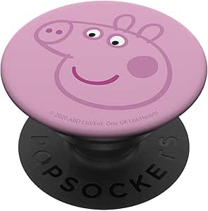 Peppa Pig Big Face PopSockets Standard PopGrip 0 belly baby and beyond