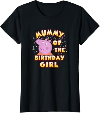 Peppa Pig Mummy Of The Birthday Girl T Shirt 0 belly baby and beyond