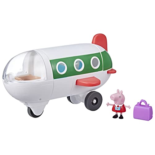 Peppa Pig Peppas Adventures Air Peppa Airplane Vehicle Preschool Toy with Rolling Wheels 1 Figure 1 Accessory for Ages 3 and Up 0 belly baby and beyond