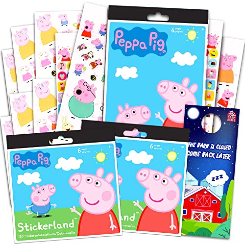 Peppa Pig Stickers Party Favors Set Bundle Includes 16 Peppa Pig Sticker Sheets Featuring Peppa George and More Peppa Pig Party Favors 0 belly baby and beyond