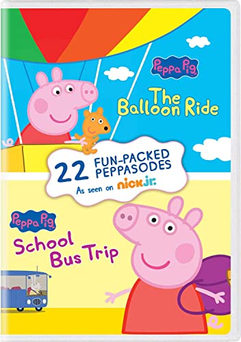 Peppa Pig The Balloon Ride School Bus Trip DVD 0 belly baby and beyond