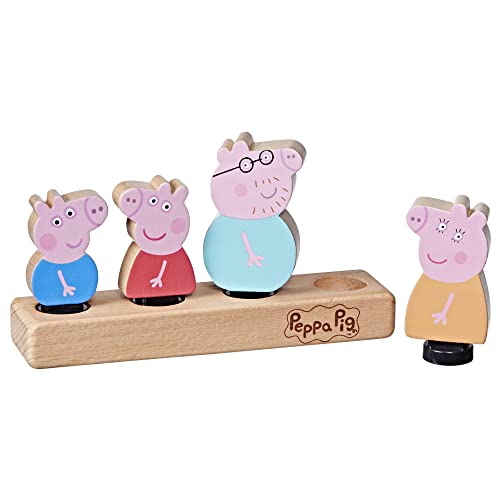 Peppa Pig Toys Wooden Family Figures Made from Responsibly Sourced Wood for 2 Year Old Girls and Boys and Up Amazon Exclusive 0 belly baby and beyond