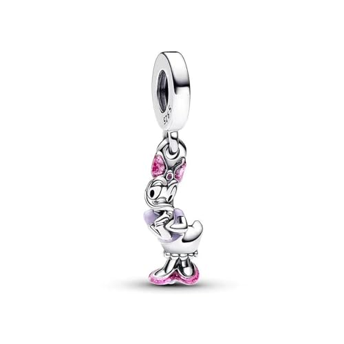 RADIVIDE 925 Sterling Silver Charms Mickey Minnie Donald Duck Daisy DIY Charms for Pandora Women Bracelets Charm Gifts for Women 0 belly baby and beyond