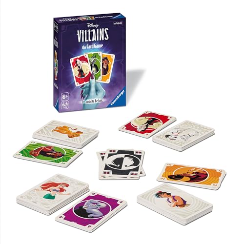 Ravensburger Disney Villains Engaging Card Game Illustrated Cards Fun for all Family Ideal Gift for Disney Enthusiasts Suitable for Kids Adults of Age 8 and Up 0 belly baby and beyond