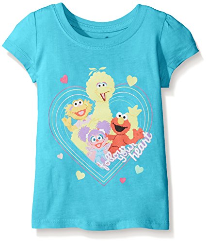 Sesame Street Baby Girls Short Sleeve Tee Shirt 0 belly baby and beyond