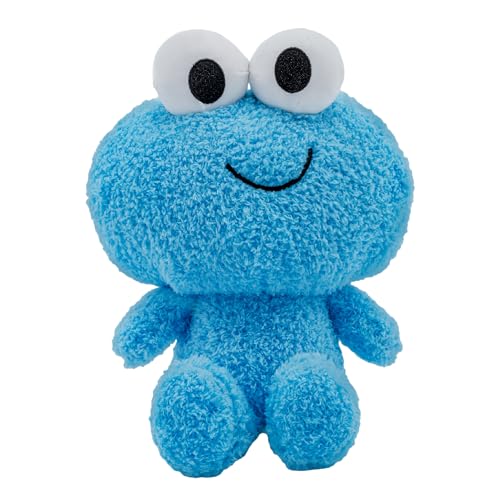 Sesame Street Babys First Cookie Monster Cuteeze Plush Stuffed Animal for Babies and Infants 12 Inches 0 belly baby and beyond