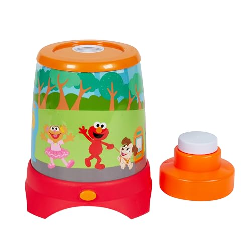 Sesame Street ELMO Cyclone NO Spill Bubble Machine Sesame Street Toy for Baby Toddlers and Kids Includes Non Toxic Bubble Solution 0 belly baby and beyond