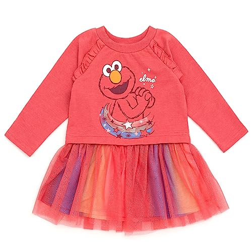 Sesame Street Elmo French Terry Dress Infant to Toddler 0 belly baby and beyond