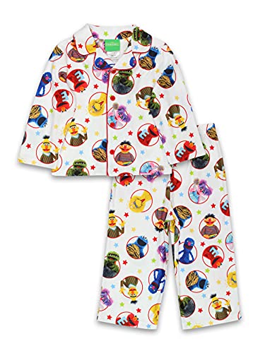 Sesame Street Elmo Infant Toddler Coat Style Pajamas Set 0 belly baby and beyond