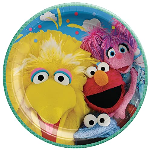 Sesame Street Party Supplies Bundle Serves 16 includes Lunch Plates Napkins Cups and Table Cover with Candles Bundle for 16 0 0 belly baby and beyond