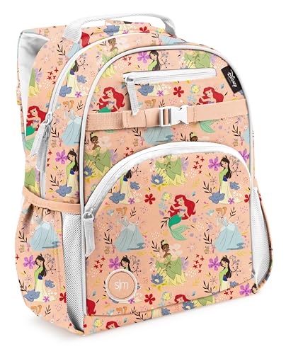 Simple Modern Disney Toddler Backpack for School Girls and Boys Kindergarten Elementary Kids Backpack Fletcher Collection Kids Medium 15 tall Princess Flowers 0 belly baby and beyond