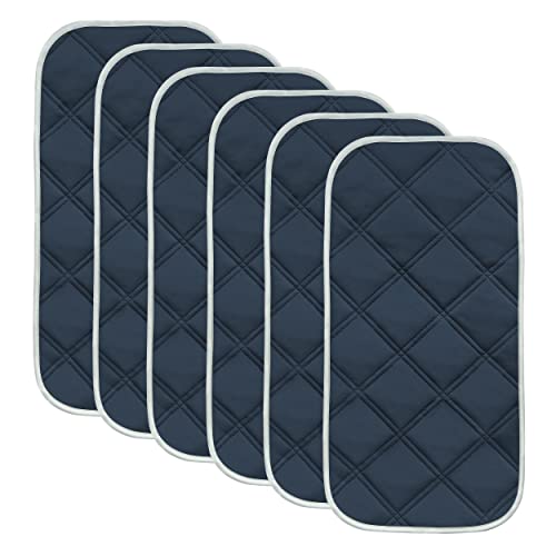 Sunny zzzZZ 6 Pack Baby Waterproof Changing Pad Liners Quilted Thicker Ultra Soft Changing Table Cover Liners Durable Easy to Clean Navy Blue 23 x 11 0 belly baby and beyond