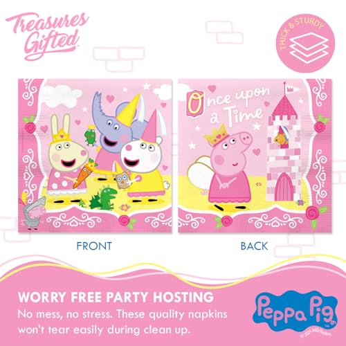 Treasures Gifted Princess Peppa Pig Birthday Party Supplies Serves 24 Guests Starter Peppa Pig Dinner Set Officially Licensed Peppa Pig Party Supplies Peppa Pig Plates Peppa Pig Napkins 0 3 belly baby and beyond