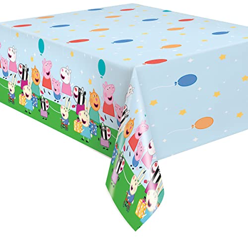 Unique Peppa Pig Party Supplies Bundle Pack includes 2 Plastic Table Covers and 1 Dinosaur Sticker Sheet 0 0 belly baby and beyond