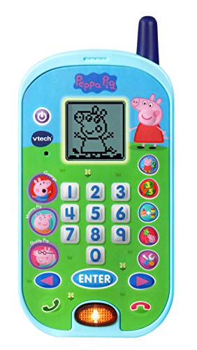 VTech Peppa Pig Lets Chat Learning Phone 0 belly baby and beyond