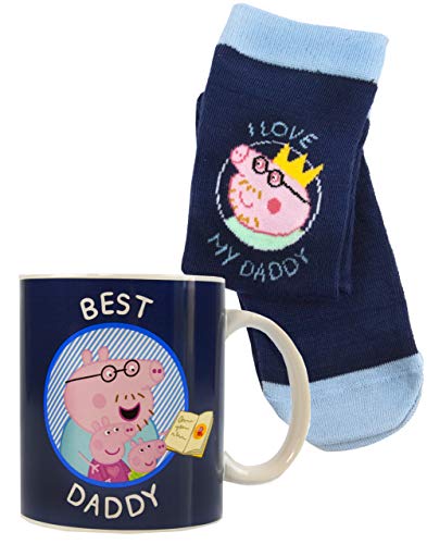 Vanilla Underground Peppa Pig Best Daddy Mug Dad Socks Set Dads Birthday Gifts 0 belly baby and beyond