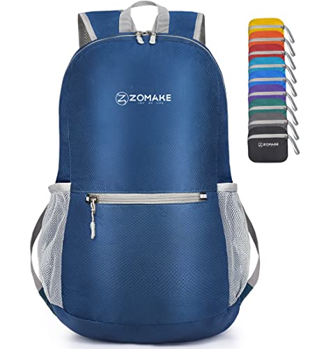 ZOMAKE Ultra Lightweight Hiking Backpack 20L Packable Small Backpacks Water Resistant Daypack for Women MenNavy Blue 0 belly baby and beyond