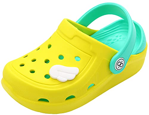 dripdrop Girls Comfort Clogs Kids Slip On Garden Shoes Boys Lightweight Beach Pool Slide Sandals Shower Slipper ToddlerLittle Kids 0 belly baby and beyond