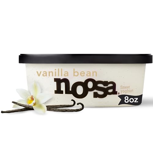 noosa Yoghurt Vanilla Bean 8 oz Probiotic Whole Milk Yogurt Real Vanilla No Artificial Ingredients Gluten Free 0 belly baby and beyond