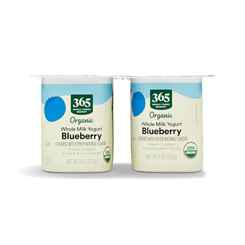 365 by Whole Foods Market Yogurt Blueberry 6Pk Organic 24 Ounce 0 belly baby and beyond