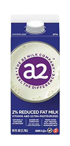 A2 Milk 2 Reduced Fat Vitamin AD Ultra Pasteurized 59 fl oz 0 belly baby and beyond