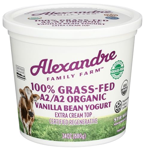 ALEXANDRE FAMILY FARMS Organic Vanilla A2 Yogurt 24 OZ 0 belly baby and beyond