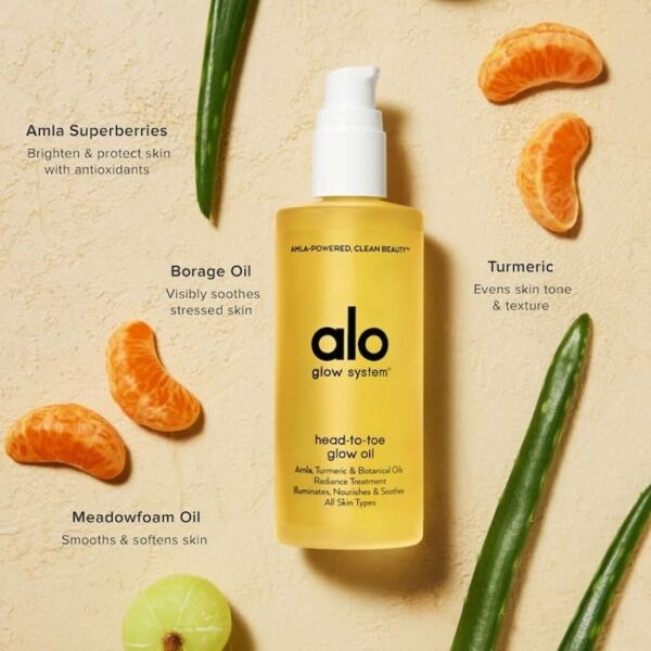 Alo Head To Toe Ultra Rich Hydrating Glow Oil Ultra Rich Rapid Absorbing Elixir Deeply Hydrates Locks in Moisture 32 Fl Oz 0 3 belly baby and beyond