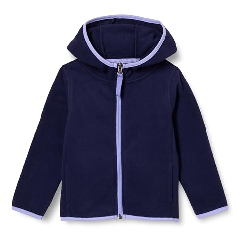 Amazon Essentials Girls and Toddlers Polar Fleece Full Zip Hooded Lightweight Jacket 0 belly baby and beyond