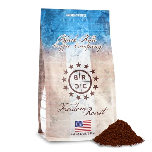 Black Rifle Coffee Company Freedom Roast Medium Roast Ground Coffee 12 OZ Bag 0 belly baby and beyond