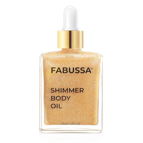 Body Shimmer Oil Luxurious Illuminator Oil with Natural Origin Ingredients for Skin Glowing 160 Fl Oz 0 belly baby and beyond