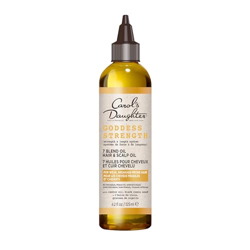 Carols Daughter Goddess Strength 7 Oil Blend Scalp and Hair Oil for Wavy Coily and Curly Hair Hair Treatment Serum with Castor Oil for Weak Hair 42 Fl Oz 0 belly baby and beyond