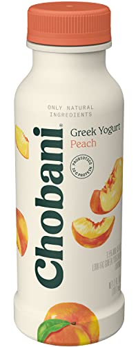 Chobani Peach Low Fat Greek Yogurt Drink 7 Fl oz 0 belly baby and beyond