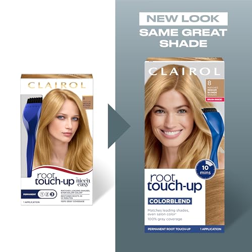 Clairol Root Touch Up by Nicen Easy Permanent Hair Dye 8 Medium Blonde Hair Color Pack of 1 0 1 belly baby and beyond