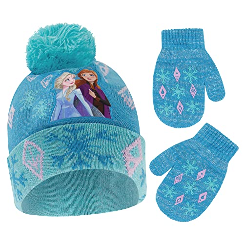 Disney Girls Toddler Winter Hat And Mittens Set Ages 2 4 Or Frozen 2 Elsa Anna Hat And Kids Gloves Set For Ages 4 7 0 belly baby and beyond