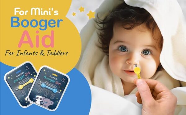 For Minis Booger Aid Baby Booger Picker Nose Cleaner Infant Ear Cleaner Wax Removal Tool Newborn Essentials Must Have for Gentle Safe Baby Nose Care 0 0 belly baby and beyond