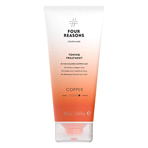 Four Reasons Color Mask Copper 27 Colors Toning Treatment Color Depositing Conditioner Tone Enhance Color Treated Hair Semi Permanent Hair Dye Vegan and Cruelty Free 676 fl oz 0 belly baby and beyond