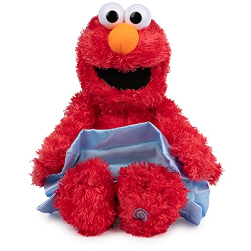 GUND Sesame Sesame Street Official Peek a Boo Elmo Animated Muppet Plush Premium Plush Sensory Toy for Ages 18 Months Up RedBlue 15 0 belly baby and beyond