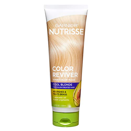 Garnier Nutrisse 5 Minute Nourishing Color Hair Mask with Triple Oils Delivers Day 1 Color Results for Color Treated Hair Cool Blonde 42 fl oz 0 belly baby and beyond