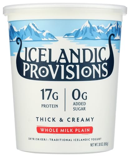 Icelandic Provisions 30 oz Traditional Skyr Yogurt Whole Milk 0 belly baby and beyond