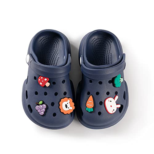 KIDSUN Toddler Kids Boys Girls Cute Garden Clogs Water Sandals Slip On Shoes Slipper Slides Lightweight Outdoor Summer Infant Children Beach Pool Play Shoes BabyToddler Kids 0 belly baby and beyond