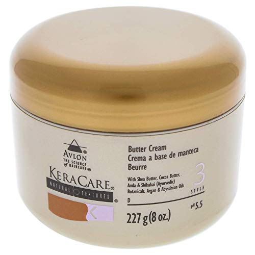 KeraCare Natural Textures Butter Cream 8 oz With Shea Butter Cocoa Butter Castor Oil Ayurvedic Botanicals Locks in Amazing Moisture Hydrate Curls and Coils 0 belly baby and beyond