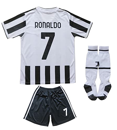 LeenBD 20212022 New Juve 7 Kids Soccer Jersey Shorts Youth Sizes 0 belly baby and beyond