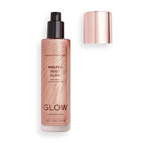 Makeup Revolution Molten Body Glow Rose Gold 100ml 0 belly baby and beyond