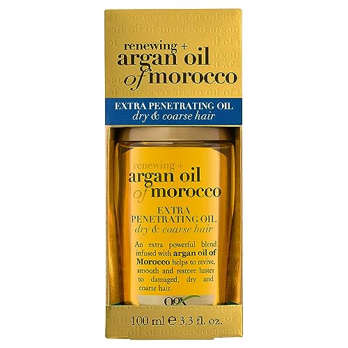 OGX Extra Strength Argan Oil Hair Treatment 33 fl oz Deep Moisturizing Serum for Dry Damaged Coarse Hair Paraben Sulfate Free 0 belly baby and beyond