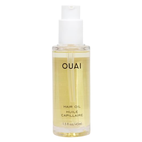 OUAI Hair Oil Hair Heat Protectant Oil for Frizz Control Adds Hair Shine and Smooths Split Ends Color Safe Formula Paraben Phthalate and Sulfate Free 15 oz 0 belly baby and beyond