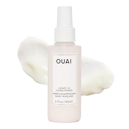 OUAI Leave In Conditioner Heat Protectant Spray Prime Hair for Style Smooth Flyaways Add Shine and Use as Detangling Spray No Parabens Sulfates or Phthalates 47 oz 0 belly baby and beyond