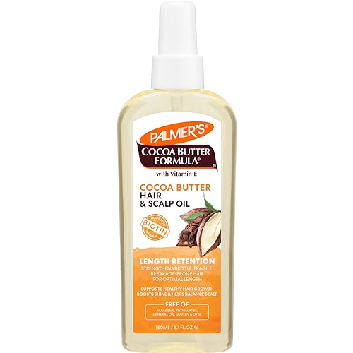 Palmers Cocoa Butter Biotin Length Retention Hair and Scalp Oil 51 Ounce 0 belly baby and beyond