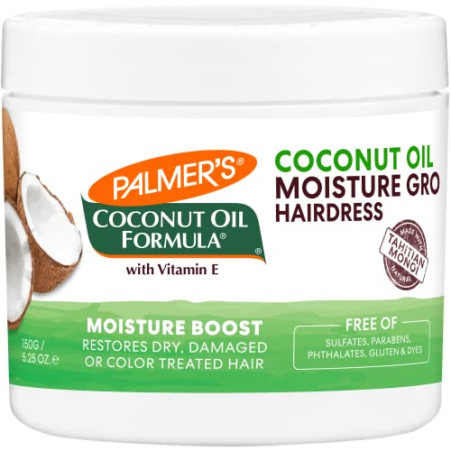 Palmers Coconut Oil Formula Moisture Gro Hairdress Hair Cream Restorative Leave In Conditioner to Minimize Breakage and Add Shine 525 Ounce Jar 0 belly baby and beyond